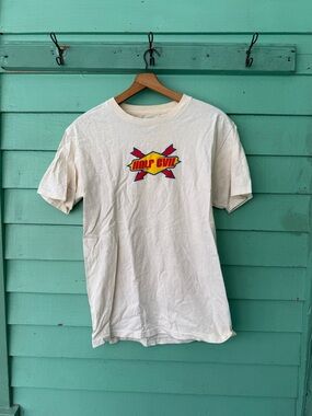 Half Evil Graphic Short-Sleeve Tee - Cream